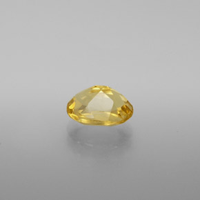 Berilo dourado amarelo natural 1,36ct, corte oval, VVS-VS