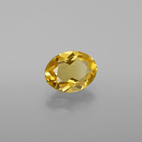 Berilo dourado amarelo natural 1,21ct, corte oval, VVS