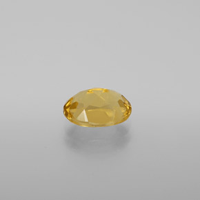 Berilo dourado amarelo natural 1,19ct, corte oval, VVS-VS