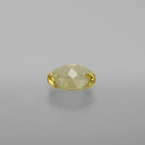 Berilo Dourado Amarelo Natural 0.91ct, Corte Oval, VVS