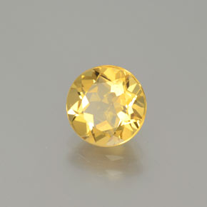 Berilo dourado amarelo natural 1,56ct, corte redondo, VS