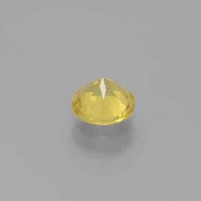 Berilo dourado amarelo natural 0,61ct, corte redondo, VS
