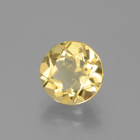 Berilo dourado amarelo natural 1,70ct, corte redondo, VVS-VS