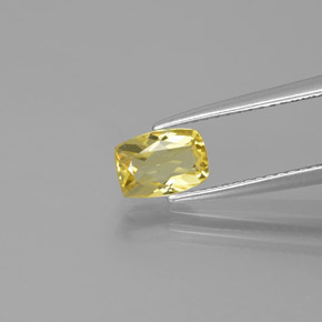 Berilo dourado amarelo natural 0,74ct, forma extravagante, VVS-VS