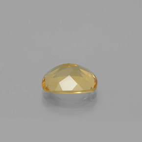 Berilo dourado amarelo natural 2,28ct, almofada cortada, VS