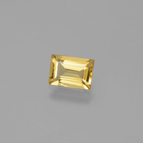 Berilo Dourado Amarelo Natural 0.90ct, baguete, VVS-VS