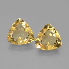 Pedras preciosas de berilo dourado amarelo natural de  ct, trillion, VVS-VS