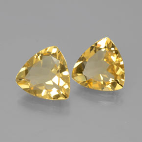 Pedras preciosas de berilo dourado amarelo natural de  ct, trillion, VVS-VS
