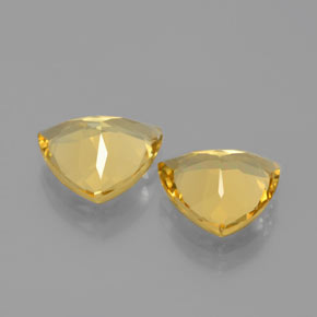 Pedras preciosas de berilo dourado amarelo natural de  ct, trillion, VVS-VS