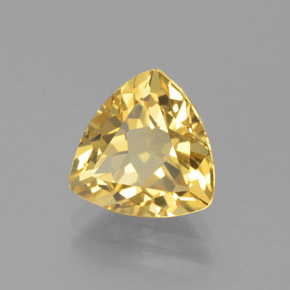 Berilo dourado amarelo natural 2,23ct, trillion, VS