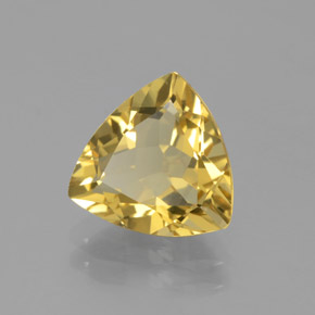 Berilo dourado amarelo natural 2,67ct, trillion, VVS-VS