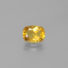 Berilo dourado amarelo natural 1,13ct, almofada cortada, VVS