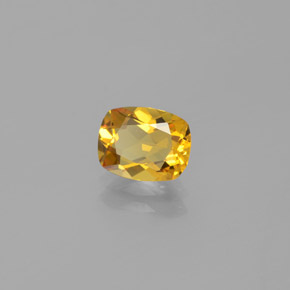 Berilo dourado amarelo natural 1,13ct, almofada cortada, VVS