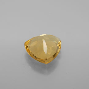 Berilo dourado amarelo natural 3,44ct, trillion, VS