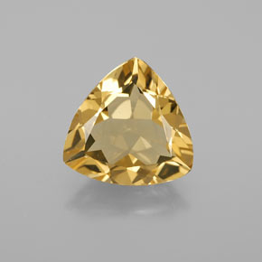 Berilo dourado amarelo natural 3,37ct, trillion, VVS-VS