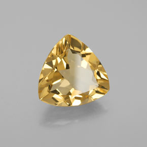 Berilo dourado amarelo natural 3,37ct, trillion, VVS-VS