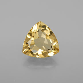 Berilo dourado amarelo natural 2,67ct, trillion, VVS-VS
