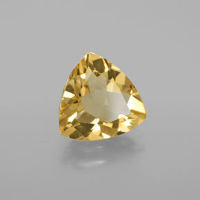 Berilo dourado amarelo natural 2,67ct, trillion, VVS-VS