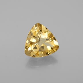 Berilo dourado amarelo natural 2,42ct, trillion, VVS-VS