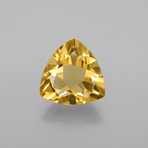 Berilo dourado amarelo natural 2,94ct, trillion, VVS-VS