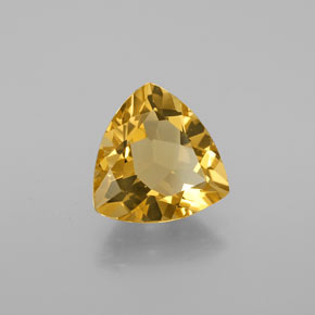 Berilo dourado amarelo natural 2,94ct, trillion, VVS-VS
