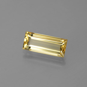 Berilo dourado amarelo natural 1,82ct, baguete, VVS-VS