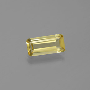 Berilo dourado amarelo natural 1,06ct, corte esmeralda, VVS-VS