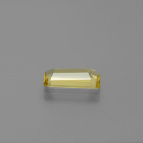 Berilo dourado amarelo natural 1,06ct, corte esmeralda, VVS-VS