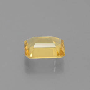 Berilo dourado amarelo natural 1,47ct, corte esmeralda, VS
