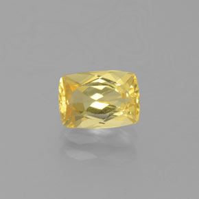 Berilo Dourado Amarelo Natural 0.89ct, Almofada cortada, VVS-VS