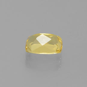 Berilo Dourado Amarelo Natural 0.89ct, Almofada cortada, VVS-VS