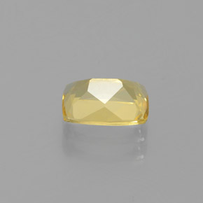 Berilo Dourado Amarelo Natural 0.87ct, Almofada cortada, VVS-VS
