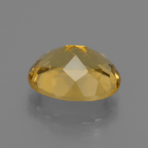 Berilo dourado ouro natural 4,89ct, corte oval, VS