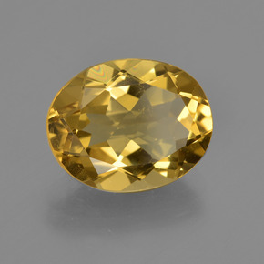 Berilo dourado ouro natural 4,23ct, corte oval, VS