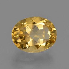 Berilo Dourado Amarelo Dourado Natural 3.57ct, Corte Oval, VVS