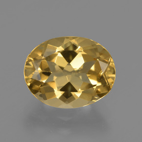 Berilo dourado amarelo dourado natural 3,34ct, corte oval, VVS