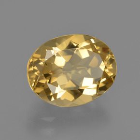 Berilo dourado amarelo dourado natural 3,34ct, corte oval, VVS
