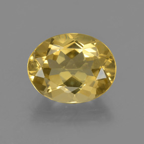 Berilo Dourado Amarelo Dourado Natural 2.82ct, Corte Oval, VS