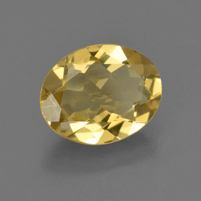 Berilo Dourado Amarelo Dourado Natural 2.56ct, Corte Oval, VVS