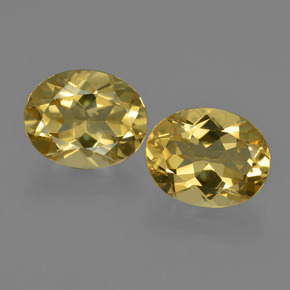 Pedras preciosas de berilo dourado ouro natural de  ct, corte oval, VVS