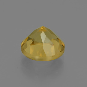 Berilo dourado ouro natural 2,06ct, corte redondo, VS