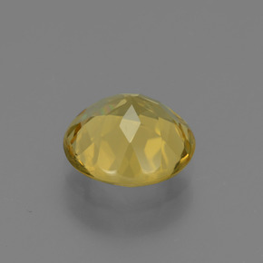 Berilo dourado ouro natural 1,40ct, corte redondo, VVS