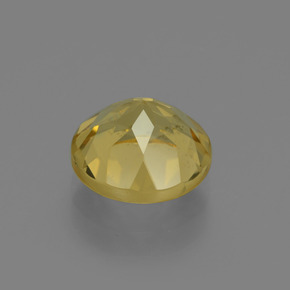Berilo dourado ouro natural 2,04ct, corte redondo, VS