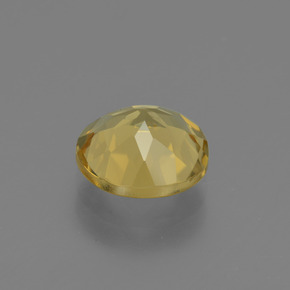 Berilo dourado ouro natural 1,58ct, corte redondo, VVS-VS