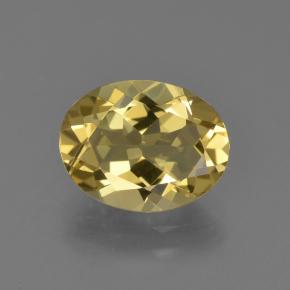 Berilo Dourado Dourado Natural 2.05ct, Corte Oval, VVS