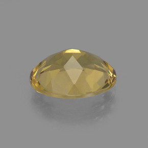 Berilo dourado amarelo natural 2,18ct, corte oval, VVS-VS