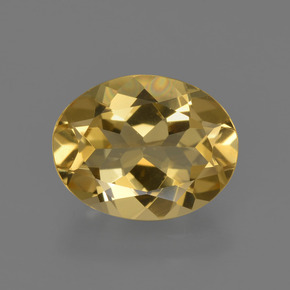 Berilo Dourado Amarelo Dourado Natural 2.23ct, Corte Oval, VVS