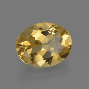 Berilo Dourado Amarelo Dourado Natural 2.23ct, Corte Oval, VVS