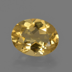 Berilo Dourado Amarelo Dourado Natural 2.20ct, Corte Oval, VVS