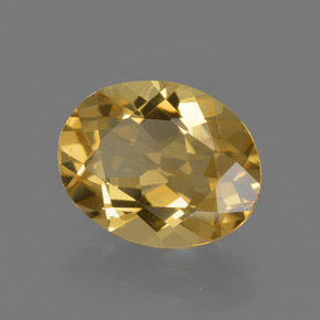 Berilo Dourado Amarelo Dourado Natural 2.20ct, Corte Oval, VVS